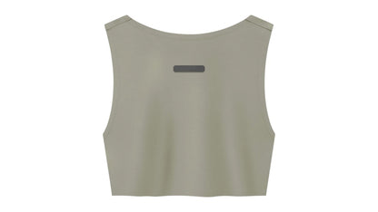 adidas x Fear of God Athletics Women's Cropped Tank Top Clay