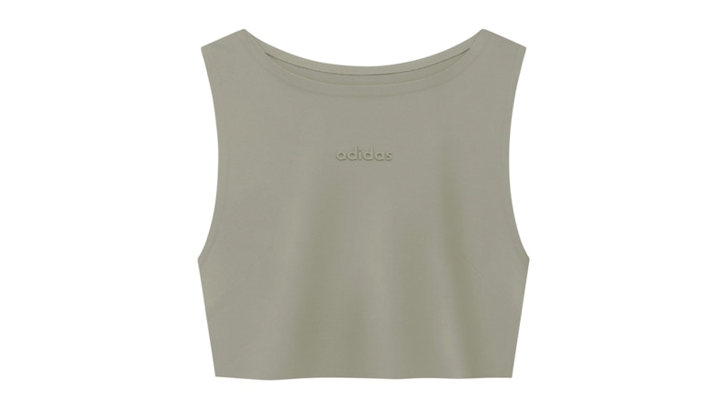 adidas x Fear of God Athletics Women's Cropped Tank Top Clay