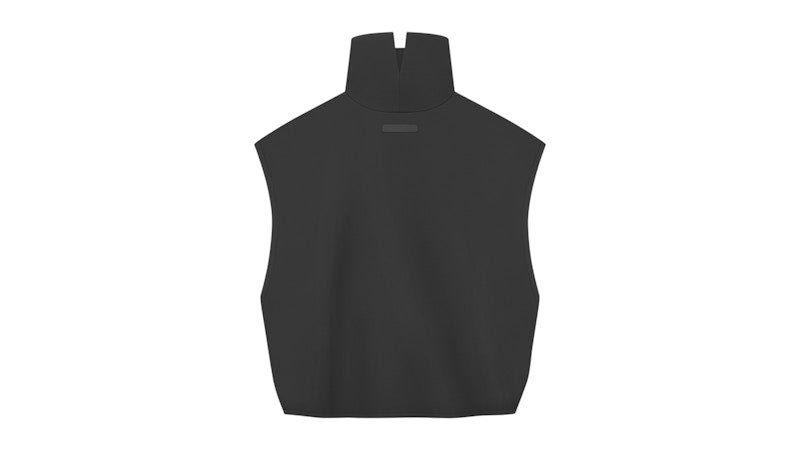 adidas x Fear of God Athletics Women's Suede Fleece Muscle Mock Neck Sleeveless T-Shirt Black