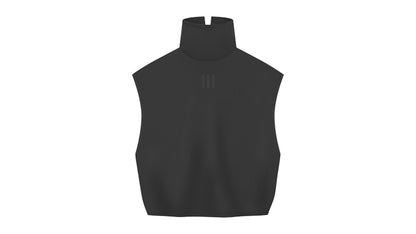 adidas x Fear of God Athletics Women's Suede Fleece Muscle Mock Neck Sleeveless T-Shirt Black