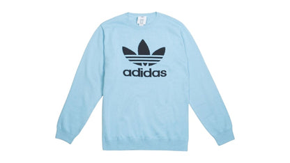 adidas x Have A Good Time Men Summer Knit Sweatshirt Blue/Clear Blue