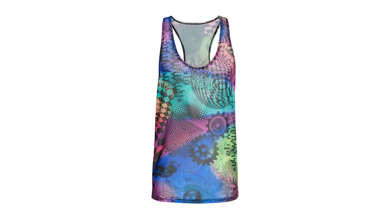 adidas x Jeremy Scott Allover Print Tank Top Multicolor/Semi Lucid Fuchsia/Active Purple