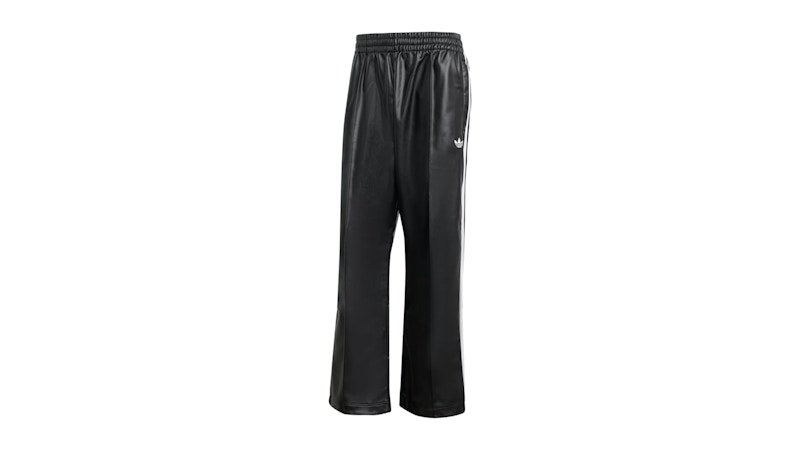 adidas x Jeremy Scott Faux Leather Wide Pants Black