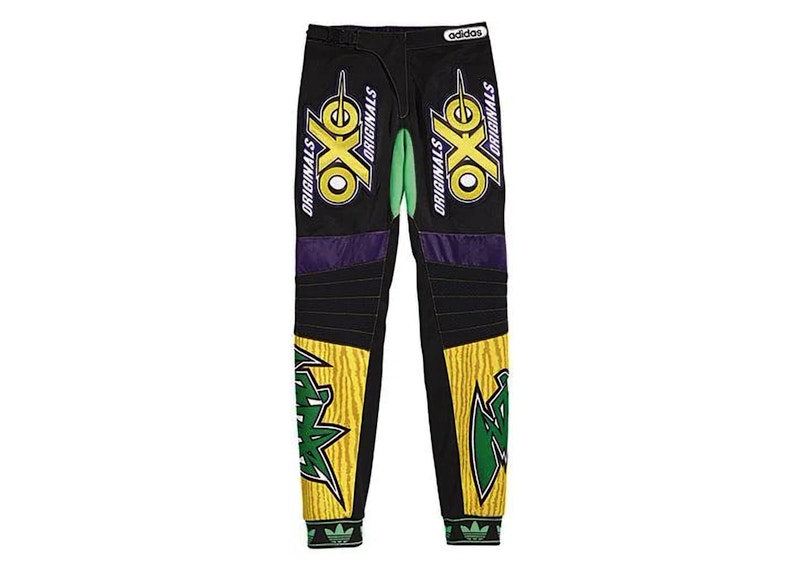 adidas x Jeremy Scott Js Motor Pant Purple/Black/Yellow