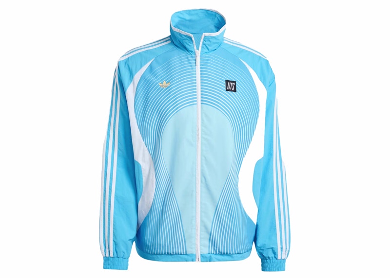 adidas x NTS Radio Allover Print SST Track Top Sky Rush