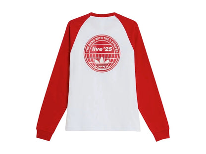 adidas x Oasis Tour 3-Stripes Longsleeve Tee White