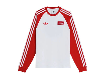 adidas x Oasis Tour 3-Stripes Longsleeve Tee White