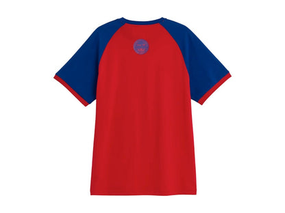 adidas x Oasis Tour 3-Stripes T-Shirt Better Scarlet