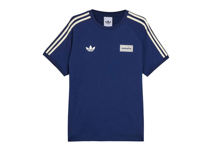 adidas x Oasis Tour 3-Stripes T-shirt Night Indigo/Cream White