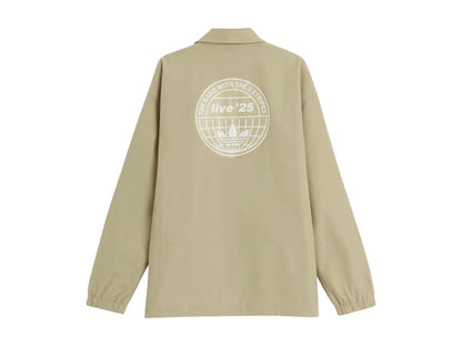 adidas x Oasis Tour Coach Jacket Stone Khaki