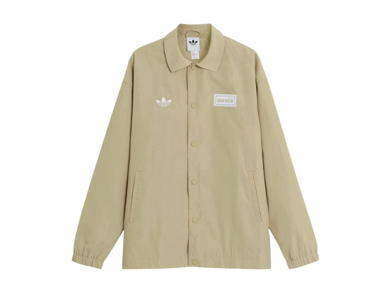 adidas x Oasis Tour Coach Jacket Stone Khaki