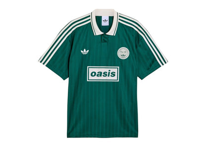 adidas x Oasis Tour Jacquard Jersey Collegiate Green/Cream White