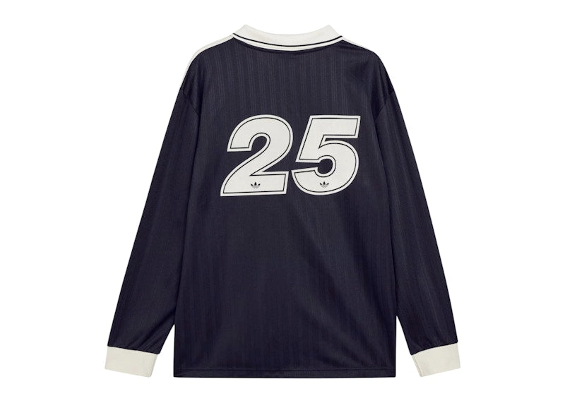 adidas x Oasis Tour Jacquard Stripe L/S Jersey Black/Cream White