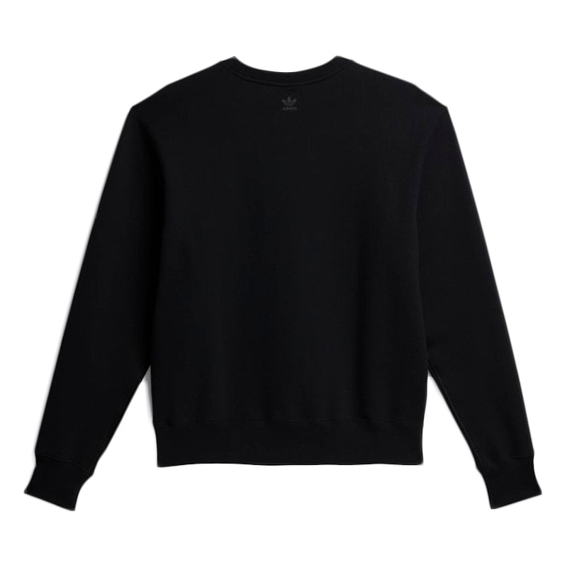 adidas x Pharrell Williams Basics (Gender Neutral) Crewneck Sweatshirt Black