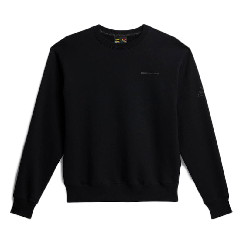 adidas x Pharrell Williams Basics (Gender Neutral) Crewneck Sweatshirt Black