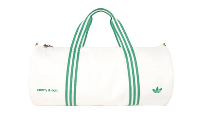 adidas x Sporty & Rich Duffle Bag Off White/Court Green