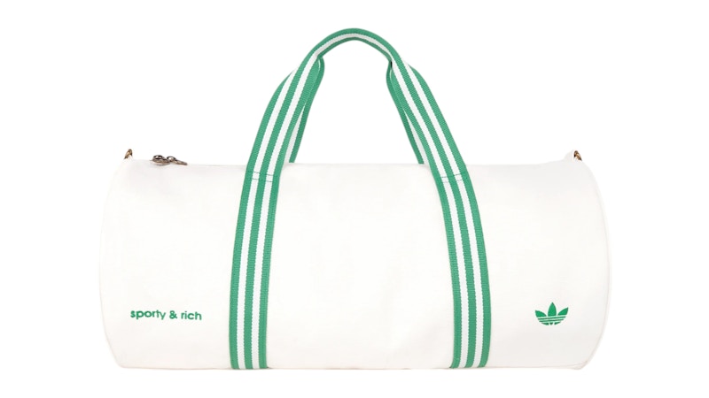 adidas x Sporty & Rich Duffle Bag Off White/Court Green