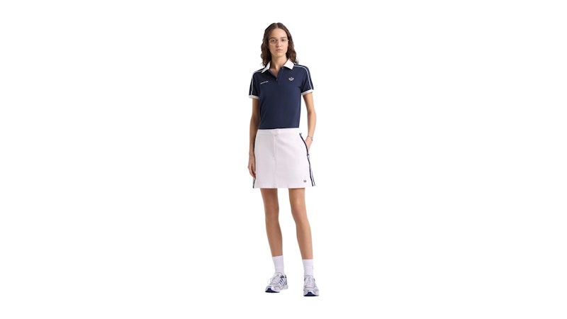 adidas x Sporty & Rich Pique Polo Navy/White