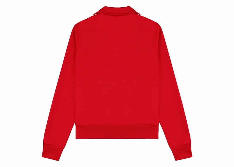 adidas x Sporty & Rich Track Quarter Zip Sports Red/White
