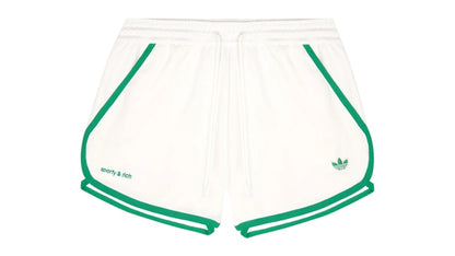 adidas x Sporty & Rich Track Short Off White/Court Green