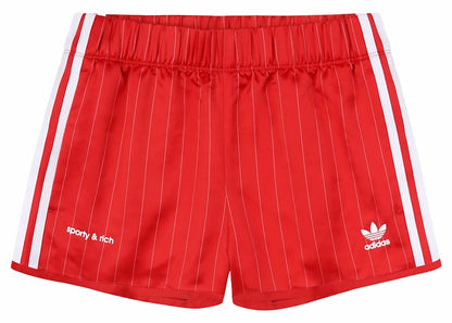 adidas x Sporty & Rich Track Short Sports Red/White