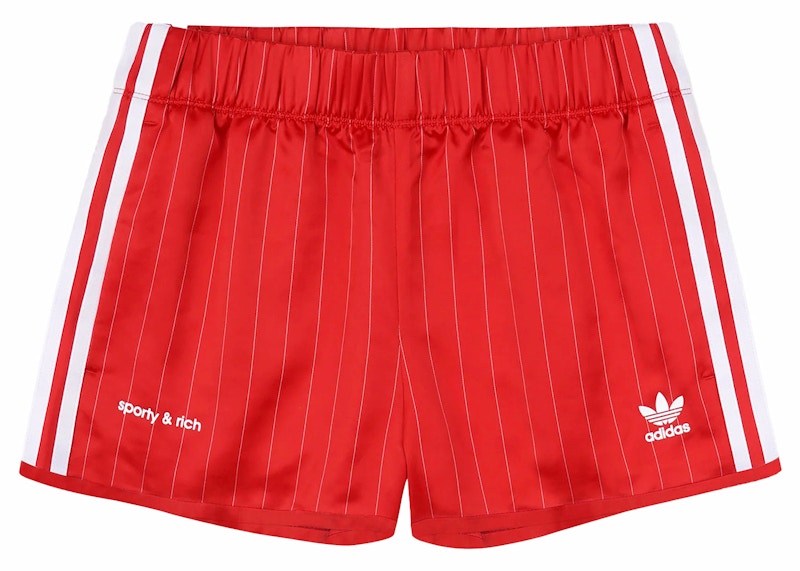 adidas x Sporty & Rich Track Short Sports Red/White