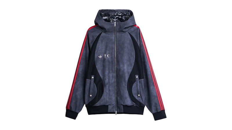 adidas x Thug Club Teamgeist Faux Leather Jacket (Asia Sizing) Black/Antique Silver