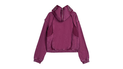 adidas x Thug Club Teamgeist Hooded Zip Up Maroon