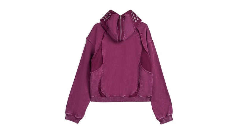 adidas x Thug Club Teamgeist Hooded Zip Up Maroon