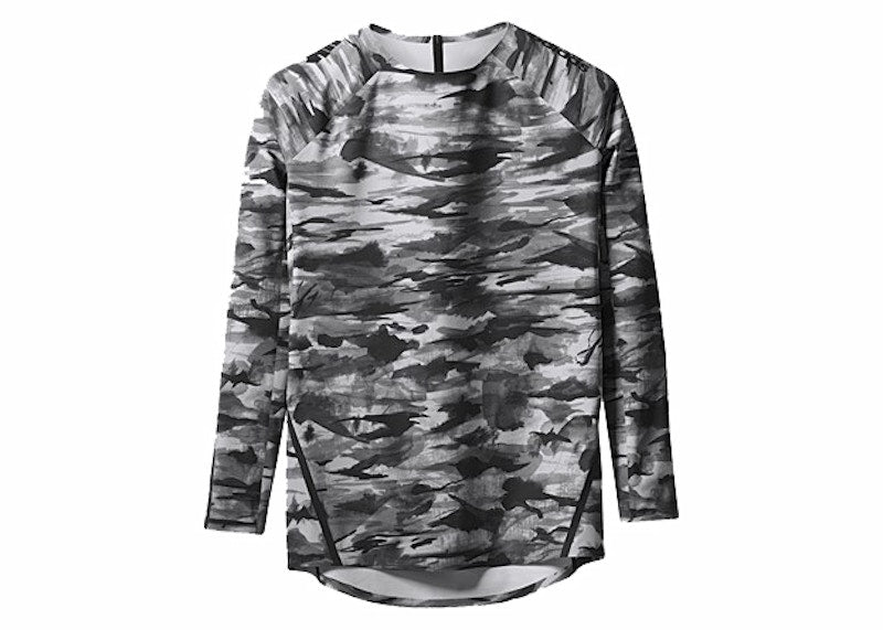 adidas x Undefeated Alphaskin 360 1/1 Long Sleeve Tee Black/White/Grey