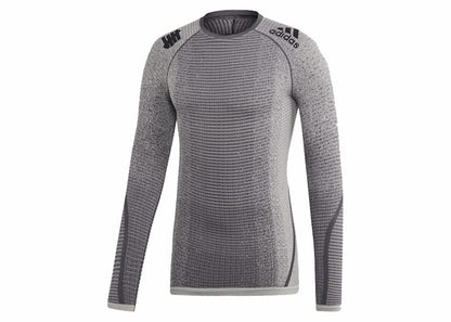 adidas x Undefeated Alphaskin Tech Heat Tee Gray/Solid Gray/Utility Black
