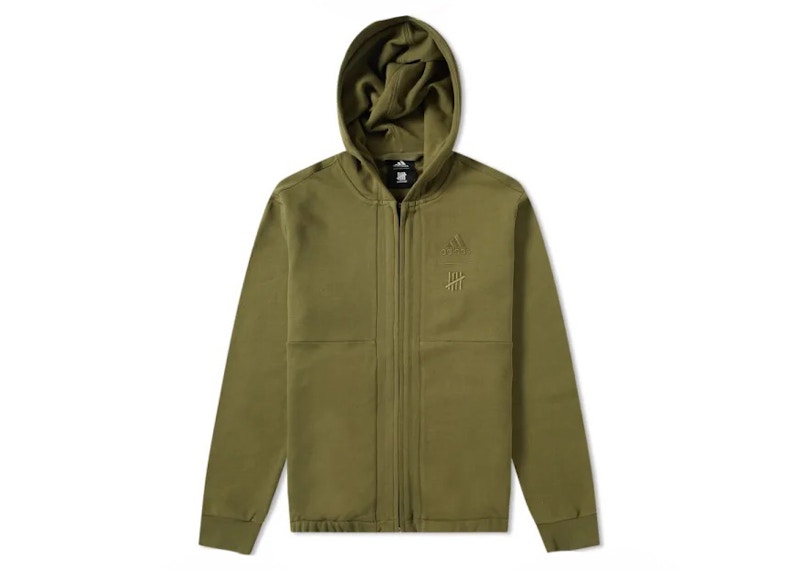 adidas x Undefeated FZ Hoodie Olive/Olive Cargo