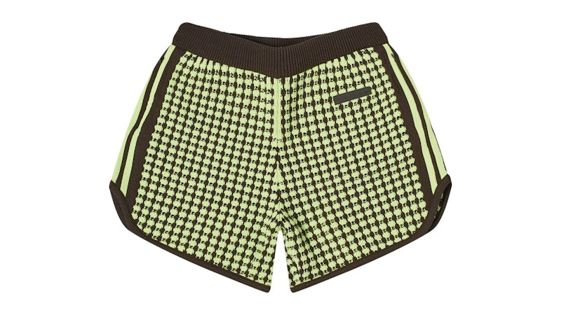 adidas x Wales Bonner Crochet Short Semi Frozen Yellow/Night Brown