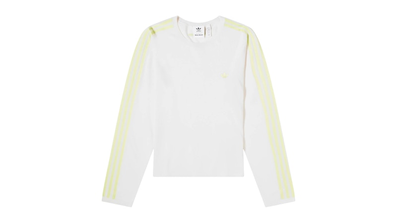 adidas x Wales Bonner Knit Long Sleeve T-shirt Chalk White/Semi Frozen Yellow