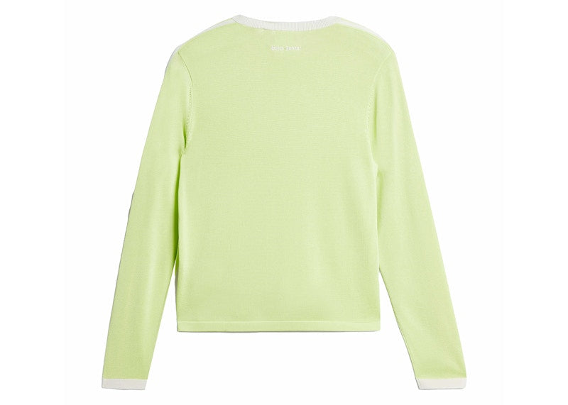 adidas x Wales Bonner Knit Long Sleeve Tee Semi Frozen Yellow/Chalk White
