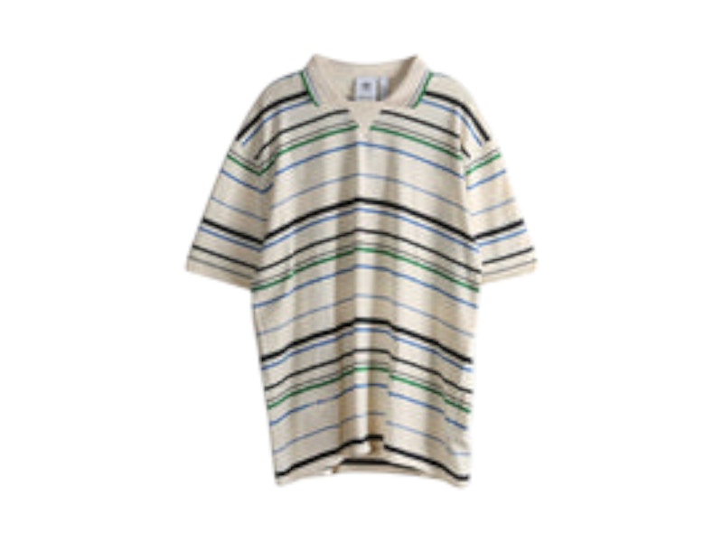adidas x Wales Bonner Knit Polo T-shirt Washed Black