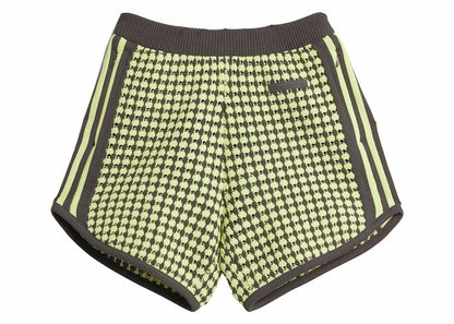 adidas x Wales Bonner Knit Shorts Semi Frozen Yellow/Night Brown