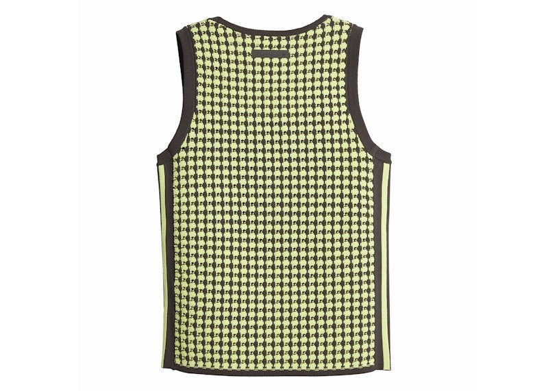 adidas x Wales Bonner Knit Vest Semi Frozen Yellow/Night Brown