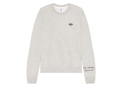 adidas x Wales Bonner L/S Crew Sweatshirt Heather Grey