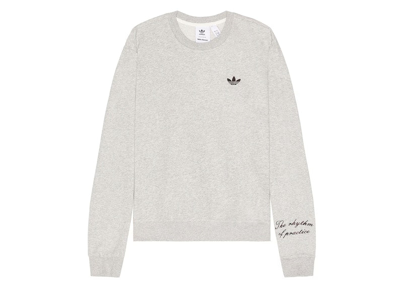 adidas x Wales Bonner L/S Crew Sweatshirt Heather Grey