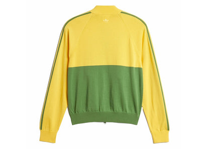adidas x Wales Bonner Nylon Knit Track Top Bold Gold/Crew Green