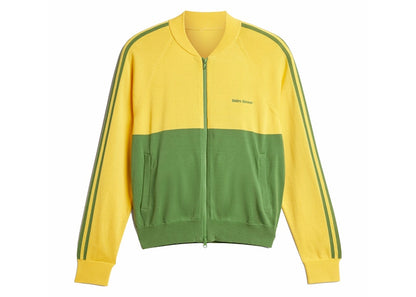adidas x Wales Bonner Nylon Knit Track Top Bold Gold/Crew Green