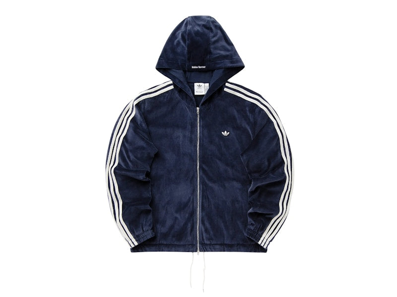 adidas x Wales Bonner Velour Track Jacket Navy