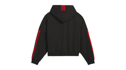 adidas x Willy Chavarria Fleece Hoodie (Asia Sizing) Black/Red