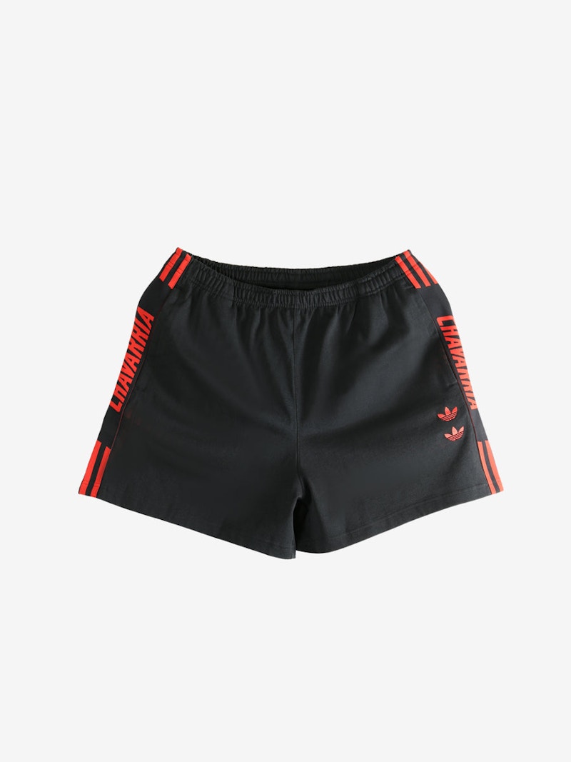 adidas x Willy Chavarria Gym Shorts Blackred