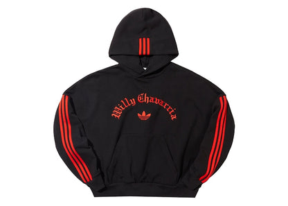 adidas x Willy Chavarria WC Fleece Hoodie Black/Red