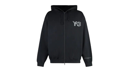 adidas x Y-3 Logo Zip Hoodie Black