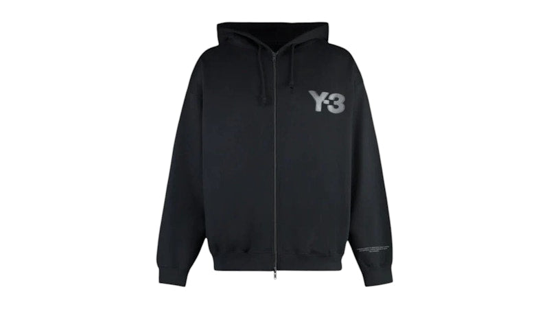 adidas x Y-3 Logo Zip Hoodie Black
