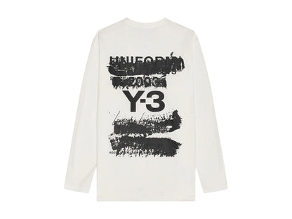 adidas x Y-3 U GFX L/S Tee White