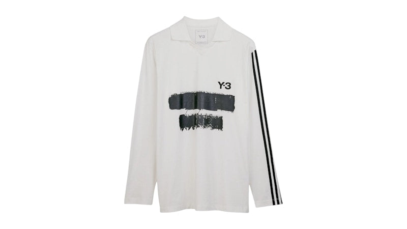 adidas x Y-3 U GFX Logo L/S Tee White